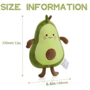 THIS IS NOT A SQUISHMELLOWS. BRAND NEW AVOCADO PLUSH TOY PILLOW! SUPER CUTE!